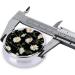Shop Daisy Round Pill Box - 3 Compartment Portable Travel Medicine Organizer for Vitamins & Tablets - Buy Online on GoSupps.com