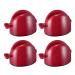 Tube Toothpaste Squeezer Rolling Tube Toothpaste Squeezer Toothpaste Seat Holder Stand Rotate Toothpaste Dispenser For Bathroom Eco-Friendly Manual Toothpaste Squeezer Saves Toothpaste Creams & More Red(4pcs)