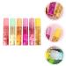 Uonlytech 6 Pcs Fruit Lip Balm Set | Lip Gloss Lipstick & Roller Oil | Natural Fruit Essence for Glossy Lips - Buy Online on GoSupps.com