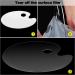 4PCS Clear Acrylic Paint Palette Set for Acrylic and Oil Painting - Non-Stick, Easy to Clean - Rectangle and Oval Shapes - 12x8 Inch and 10x6 Inch - Buy Online on GoSupps.com