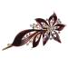 Lurrose Hair Clips Crystal Antique Flower Hair Accessories for Women Ladies Headpiece Accessories (Red)