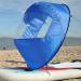 Foldable Kayak Downwind Wind Sail with Clear Window - Instant Sail for Kayaks, Canoes, Inflatables - Blue - Buy Online on GoSupps.com