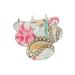 Carede Mini Floral Printed No-Slip Grip Hair Claw Clips for Girls & Women - Pack of 12 - Buy Online on GoSupps.com