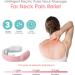 Electric Pulse Cordless Neck Massager with Heat - 3 Modes, 15 Levels - Pain Relief & Relaxation at Home, Office, Travel - Pink - Buy Online on GoSupps.com