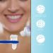 SUPVOX 4pcs Denture Brush Dual Heads Cleaning Tool - White + Blue | Denture Care Brush - Buy Online on GoSupps.com