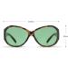 MigraLens PurFect Migraine Relief Glasses for Women - Green Lenses, Tortoiseshell Brown - Ideal for Outdoors and Digital Screens - Buy Online on GoSupps.com