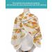 Buy Fall Squirrel Pumpkins Barber Cape - Stylish Hair Cutting Cape for All Ages - Adjustable Retro Thanksgiving Design - 55x63 Inch - International Shipping Available - Buy Online on GoSupps.com