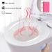 Sitz Bath Kit for Hemorrhoids and Postpartum Care - Perineum Soaking Treatment for Anal Inflammation - Pink Fixed Flusher - Buy Online on GoSupps.com