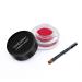 Red Eyebrow Pomade Waterproof Brow Cream Long Lasting Eye Makeup - Longwear Sweat Resistant Smudge-proof Brows Filler with Eyebrows Brush Cosmetic for Women 3g / 0.106 Oz (#07 Red)