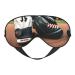 SSIMOO Baseball and Gloves Print Double-Sided Eye Mask Soft and Light Blocking for Enhancing Sleep Quality Black