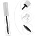 PLAFOPE 10pcs Eyelash Tube Eyelash Mascara Eyelash Brush Tubes Clear Mascara Tube Cosmetic White Plastic - Buy Online on GoSupps.com