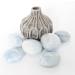 Orientrea Celestite Palm Stone - Smooth Healing Crystal for Anxiety Relief - Buy Online on GoSupps.com