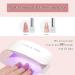 DANNI & TONI Sweet Tea Gel Nail Stickers Set - 28 Semi-Cured Salon-Quality Nail Wraps | Marble Pattern Manicure Strips with Shimmer Powder - Self-Adhesive and Soft - Buy Online on GoSupps.com