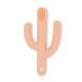 Children toothbrush bite ring baby cooling toy bite ring for baby to the teething baby toothbrush first teeth- cooling bite ring for baby silicone cactus large toothbrush bite ring baby (pink)