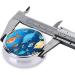 Shop Blue Underwater World Fish Portable Metal Pill Box | 3-Compartment Mini Organizer for Small Pills | Ideal Travel Accessory - Buy Online on GoSupps.com