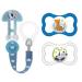 MAM Set - AIR Silicone 16+ months 2 pieces plus Clip it! for boys 16+ months boy
