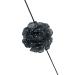 Southjieling necklace with 3D rose trailer versatile collarbone chain fashionable simulated flower collar rose-shape accessory black
