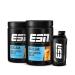ESN ISOCLEAR Whey Isolate Protein Powder Peach Iced Tea 2 x 908 G + Free Shaker Proteinlimo with a fruity delicious taste Clear Whey Tested Quality - Made in Germany Peach Iced Tea Set Set