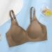 2024 AI Women s Seamless Sports Bra - Front Side Buckle Lace Edge No Steel Ring - Yoga & Sleep Compression Bra - Coffee XL - Buy Online on GoSupps.com