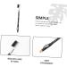 FOMIYES 12 Pcs Two-in-one Eyebrow Pencil Waterproof Brow Pencil Brow Drawing Pens Eyebrow Makeup Tools Girl - Buy Online on GoSupps.com