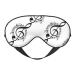 Sleep Mask Eye for Women Men Reusable Soft Blackout Eye Masks Covers for Night Better Sleep Travel Camping Road Trip Essentials Gifts for Him Her - Music