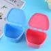Portable Denture Case Holder - 2pcs False Teeth Box for Travel Cleaning (Blue and Rosy) - Buy Online on GoSupps.com