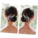 Housoutil Elegant Photo Props Hair Combs for Women Womens Hair Clips Rhinestone Barrettes Floral Hair Rhinestone Bobby Pins Flower Design Hair Comb Accessories Banquet Dress - Buy Online on GoSupps.com