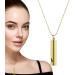 Breathing Necklace - Stainless Steel Breathing Necklace to Quit Vaping Calm Breath Necklace Spiritual Stress Necklace for Meditation Sleep Aid Calm Down Hamil Gold - Buy Online on GoSupps.com