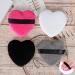 Makeup Puffs Large Powder Puffs Cotton Velour Love Shape Powder Puff with Strap Sponges Makeup Tool - Buy Online on GoSupps.com