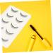 minkissy 5 Pairs Short False Eyelashes Lashes Eyelashes Extension 3d Synthetic Eyelashes Fluffy Volume Lashes Stage Eyelash Fake Lashes Thick Eyelash Black Artificial Fiber Extend Slim - Buy Online on GoSupps.com