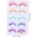 DOITOOL 5 Pairs Fake Eyelashes Pink Eyelashes Natural False Eyelashes Colorful Eyelash Dense Eyelashes Colored Eyelashes Extensions Reusable Flase Lash Fiber Make up Supplies 3d - Buy Online on GoSupps.com