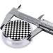 Mini Travel Metal Pill Box - 2x2 in Black & White Checkered - Ideal Medicine Organizer for Purse & Pocket | International Shipping Available - Buy Online on GoSupps.com