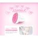 TOUCHBeauty Cellulite Massager Brush Mitt for Arm, Leg & Body Slimming - Pink - Buy Online on GoSupps.com