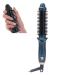 Small Curling Straightening Iron Brush for Short Long Hair Portable Heated Hair Curler Straightener Barrel Wand for Travel Home Styling Bangs Short Long Hair
