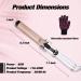 Ten-Tatent 32mm Ceramic Tourmaline Curling Tongs - Dual Voltage Curling Wand for Long & Short Hair - Adjustable Heat - White - Buy Online on GoSupps.com
