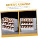 FUNOMOCYA Egg Storage Box Clear Stand Egg Tray for Refrigerator Household Egg Organizer Dedicated Fresh Box - Buy Online on GoSupps.com