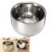 Pico stainless steel metal men shave bowl rich shave shaving cream container for men face cleaning cream mixing accessories brand new and