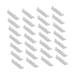 100pcs razor blade mens straight shaving razors Face Cutter Body Platinum Coated Blades Razor Shaving Blades beard shavers for men Stainless steel man double blade Folding
