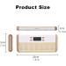 Elderly Pill Box 7 Compartment Intelligent Sealed Alarm Pill Box Portable Electronic Pill Timer-Reminder-Dispenser with Digital Screen Pill Box for Vitamins Brown - Buy Online on GoSupps.com