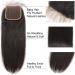 Human Hair Closure Straight Lace Closure Free Part 100% Unprocessed Brazilian Virgin Human Hair 4x4 Lace Closure with Baby Hair Bleached Knots Natural Black Color 16 inch - Buy Online on GoSupps.com