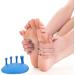 1 Pair Blue TPR Toe Separator Spacers for Women - Foot Correctors and Thumb Splint Set - Buy Online on GoSupps.com