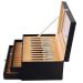 Pen Display case 3-Layer Fountain Pen Display Box 36 Slot Pen Storage Box PU Leather Glass Cover Modern Fashion Fountain Pen Collection Box Display Gifts Available in Two Options (Color : 36 Slot 36 Slot Svart - Buy Online on GoSupps.com