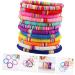ABOOFAN 24 Pcs Clay Bracelet Bohemia Bracelets Stackable Bracelet Bracelets Aesthetic Elastic Bracelet Summer Beach Bracelets Summer Beach Jewelry Wafer Decorate Miss Polymer Clay - Buy Online on GoSupps.com
