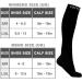 Compression Socks for Men & Women | (2 Pairs) Graduated Athletic Fit for Recovery | Perfect for Travel, Running, Nurses | Boost Stamina & Circulation | Black L-XL - Buy Online on GoSupps.com