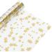 Nistar Christmas Cellophane Wrap Roll - 32 in x 100 ft Gold Gift Basket Wrap with 8 Bows - Extra Large Clear Wrapping Paper for Treats, Flowers, DIY Crafts - Holiday Christmas Gift Wrap (1 Pack) - Buy Online on GoSupps.com