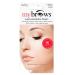 Godefroy MyBrows Long Lasting Eyebrow Transfers Soft Arch Medium Brown 48-Pairs of Brows (96 Individual transfers)