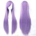 Buy 80cm Long Synthetic White Purple Wig - Heat Resistant Fiber Party Hairpiece for Women | 32 Inches 1B/27 HL Bug - International Shipping Available - Buy Online on GoSupps.com