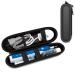 Nincha EVA Electric Toothbrush Case - Durable Hard Shell Travel Case with Mesh Pocket - Fits Most Powered Toothbrush Products (Black)