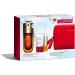 Clarins Gift Set | Double Serum Collection 66.4ml | Worth 108 Featuring 3 Bestselling Clarins Products | Contains Double Serum Generation 9 50ml Lip Comfort Oil Honey 1.4ml Beauty Flash Balm 15ml - Buy Online on GoSupps.com