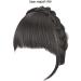 Bangs Hair Clip Natural Looking Braided Headband with Bangs Synthetic Headband Bangs Hair Topper for Women Girls (Black Brown) Brown Black - Buy Online on GoSupps.com